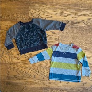 Lot of boys long sleeve 12M (thermal, sweatshirt)